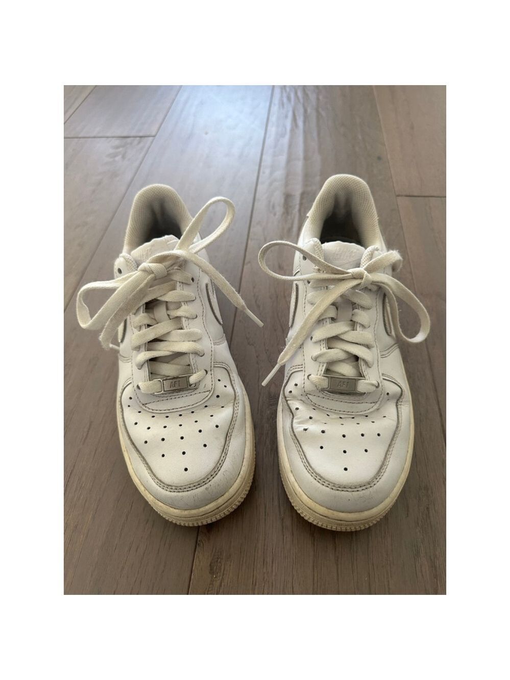 Nike Air Force 1 Low White Leather Women's Size 7.5